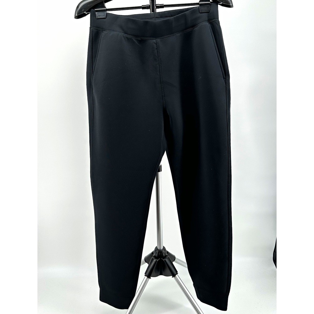 UNIQLO Men's Jogger Pants Black M Elastic Waist Pockets Neoprene Material